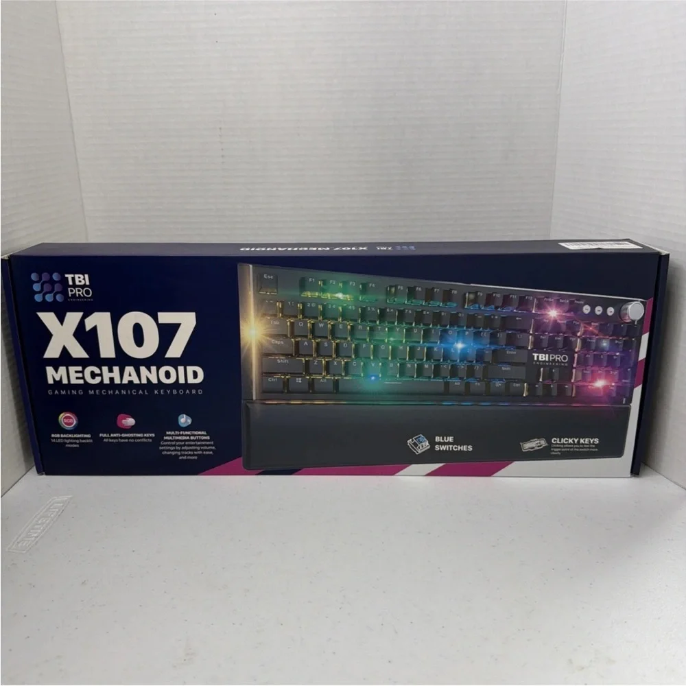 X107 Mechanoid Gaming Mechanical Keyboard - Black